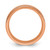 Chisel Titanium Polished Laser-cut Center Rose IP-plated 8mm Band TB560-13