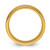 Chisel Titanium Polished Laser-cut Center Yellow IP-plated 8mm Band TB558-11.5
