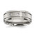 Chisel Titanium Polished with CZ 8mm Band TB549-12