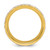 Chisel Titanium Polished Yellow IP-plated with Ceramic Fragments Inlay 8mm Band TB527-13.5