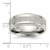 Chisel Titanium Polished with Brushed Center 8mm Band TB544-9