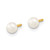 14k White FW Cultured Pearl 14 in. Necklace, 5 in. Bracelet & Earring Set XF403SET