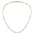 14k White FW Cultured Pearl 14 in. Necklace, 5 in. Bracelet & Earring Set XF403SET