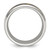 Chisel Titanium Polished with Black and Gold Foil Inlay 8mm Band TB524-12.5
