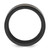 Chisel Titanium Polished Black IP-plated with Black and Gold Foil Inlay 8mm Band TB525-13