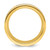 Chisel Titanium Polished with Brushed Center Yellow IP-plated CZ 8mm Band TB522-10