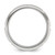 Chisel Titanium Brushed and Polished Grooved 8mm Band TB532-8