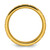 Chisel Titanium Polished Yellow IP-plated Grooved 6mm Band TB542-12