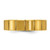 Chisel Titanium Polished Yellow IP-plated Grooved 6mm Band TB542-12