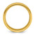 Chisel Titanium Polished Yellow IP-plated Brushed Center 8mm Band TB545-11