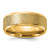 Chisel Titanium Polished Laser-cut Center Yellow IP-plated 8mm Band TB558-8