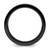 Chisel Black Zirconium Polished with Black Star Sandstone Inlay 8mm Band ZCR123-9.5