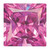 Created Pink Sapphire 6mm Princess CS-0600-SQP-PK