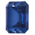 Created Blue Sapphire 8x6mm Emerald Cut CS-0806-OCE-BL