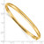 10k 3/16 High Polished Hinged Bangle Bracelet 10HP3/16