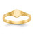 10k Polished Oval Child's Signet Ring 10K3849