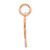 10k Rose Gold Four Leaf Clover Pendant 10C720R