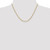 10k 2.5mm Semi-Solid Figaro Chain 10BC120-18