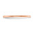 10K Rose Gold 1.2mm Criss-Cross Pattern Stackable Band Size 6 1STK20-120R-6