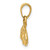 10k Polished Open-Backed Comedy/Tragedy Pendant 10K4945