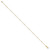 14k Two-tone Cable with Mirror Beads 9in Plus 1in Ext. Anklet ANK264-9