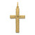 14k Nugget Style Cross Pendant C1920
