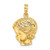 14k Boy Head Charm C2816