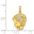 14k Boy Head Charm C2816
