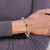 14k White Gold Rainbow Gemstone Bracelet BM4501-RB-W