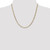 14K 20 inch 3.5mm Semi-Solid Figaro with Lobster Clasp Chain BC93-20