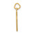 14k Small Diamond-cut Cross Pendant C1318