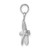 14K White Gold Polished 3-D Propeller Pendant C2480W