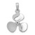 14K White Gold Polished 3-D Propeller Pendant C2480W