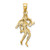 14k Large Virgo Zodiac Charm C3172