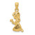 14k Praying Girl Pendant C3737