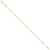 14K Polished Infinity 9in Plus 1in ext Anklet ANK315-9