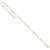 14K Polished Infinity 9in Plus 1in ext Anklet ANK315-9