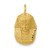 14k Satin D/C King Tut Charm C1736