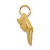 14k Satin D/C King Tut Charm C1736