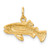 14k Fish Charm C1192