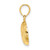14k Solid Polished Open-Backed Soccer Ball Charm C2652