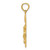 14k Eastern Orthodox Crucifix Charm C3834