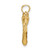 14k Angel w/ Trumpet Charm C2700