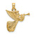 14k Angel w/ Trumpet Charm C2700