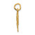 14k INRI Diamond-cut Crucifix Charm C794