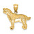 14K Diamond-cut Labrador Retriever Pendant C4736