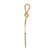 14K Polished and Satin Angel Pendant C1897