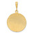14K Polished and Satin Angel Pendant C1897
