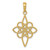 14K Celtic Knot Pendant C4482