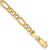 14K 7 inch 4.2mm Semi-Solid Figaro with Lobster Clasp Bracelet BC94-7